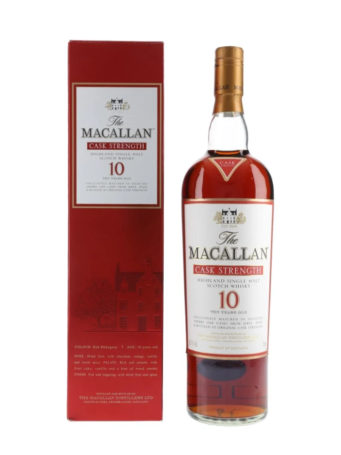 Order The Macallan Cask Strength Whisky