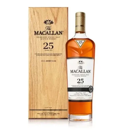 Macallan 25 Year Old Sherry Oak premium Whisky